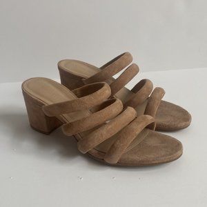 Camel Mules With Padded Straps